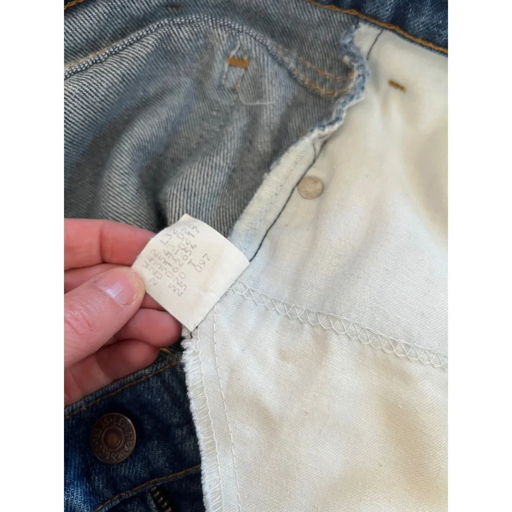 RARE Levi's 517 Saddleman Boot Cut Orange Tab W42 L32 Vintage Made in USA